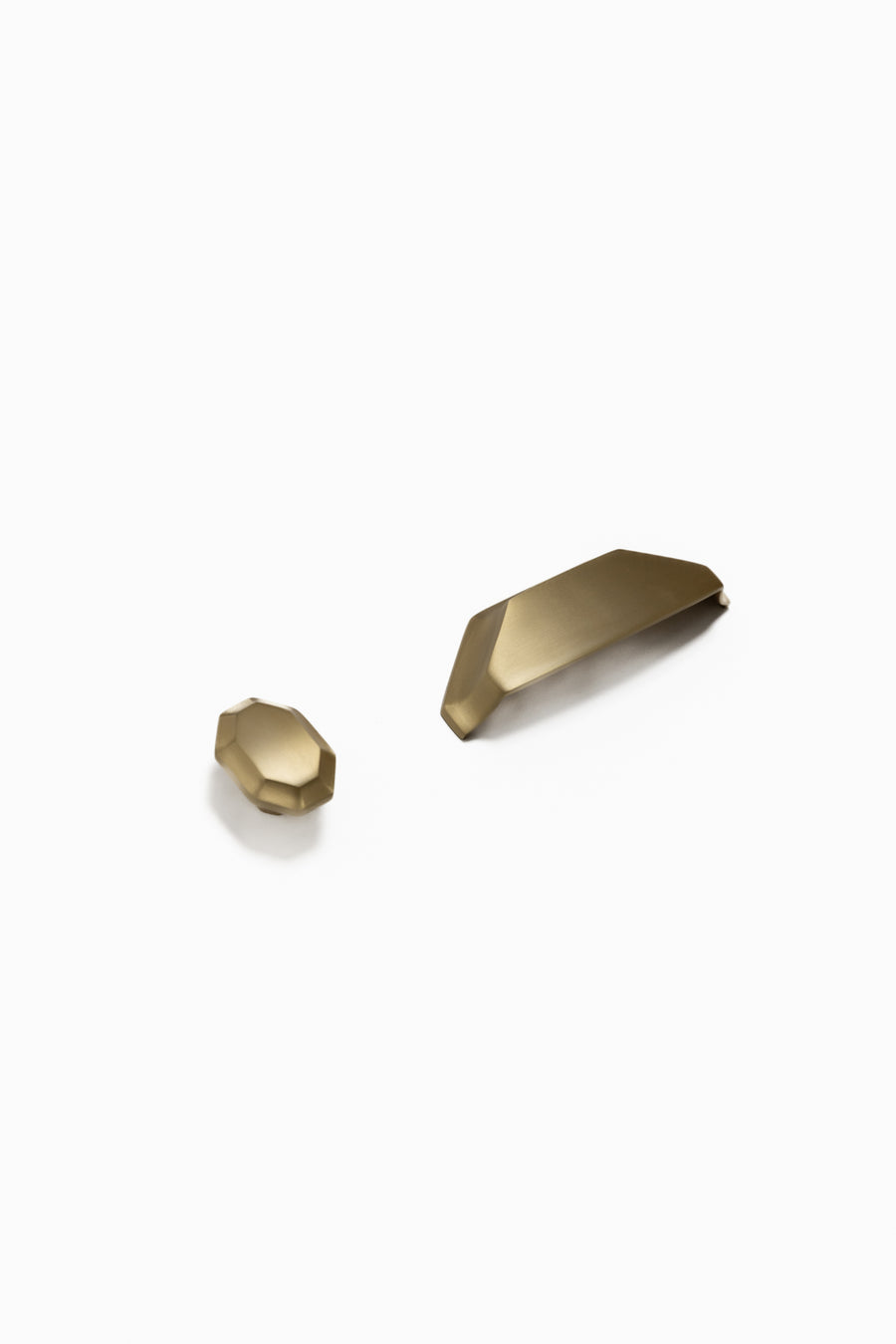 Archie Brass Geometric Cabinetry Knob - Little Swagger