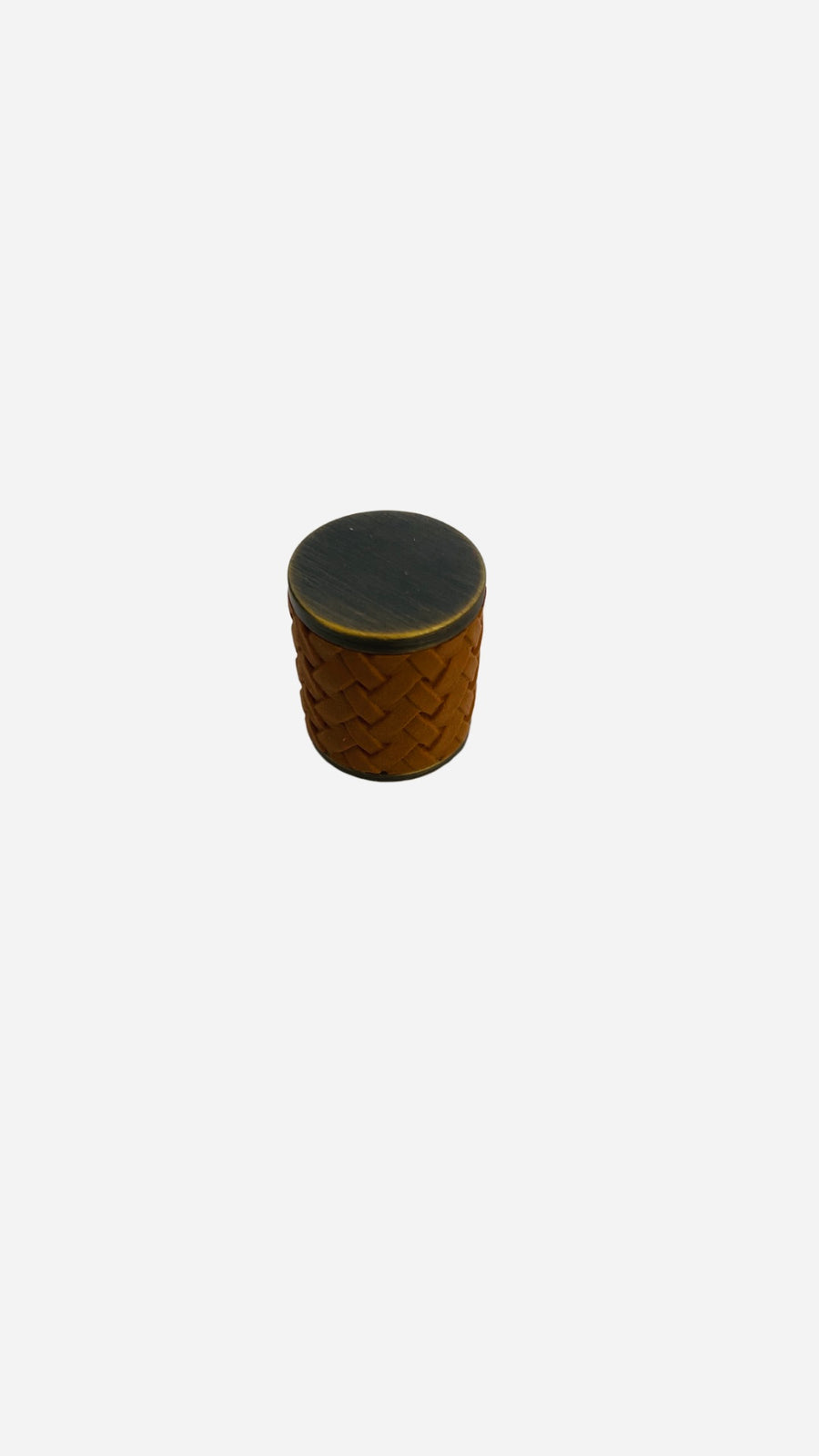 Maggie Brass And Leather Cabinetry Knob - Little Swagger
