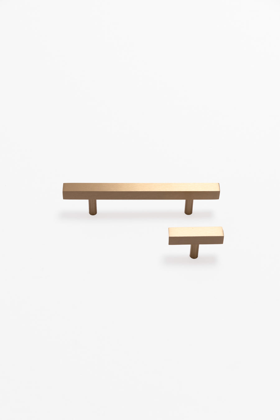 Madeline Brass Cabinetry Square Handle - Little Swagger