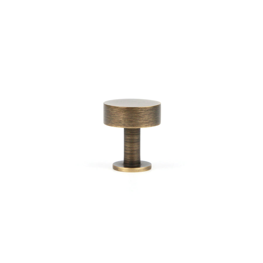 Oscar Smooth Brass Cabinetry Knob - Little Swagger