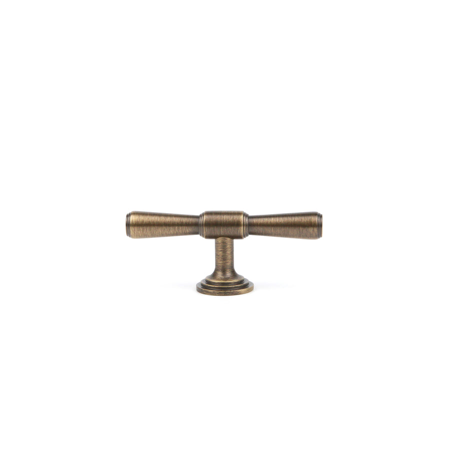 Neve Brass Cabinetry T Handle - Little Swagger