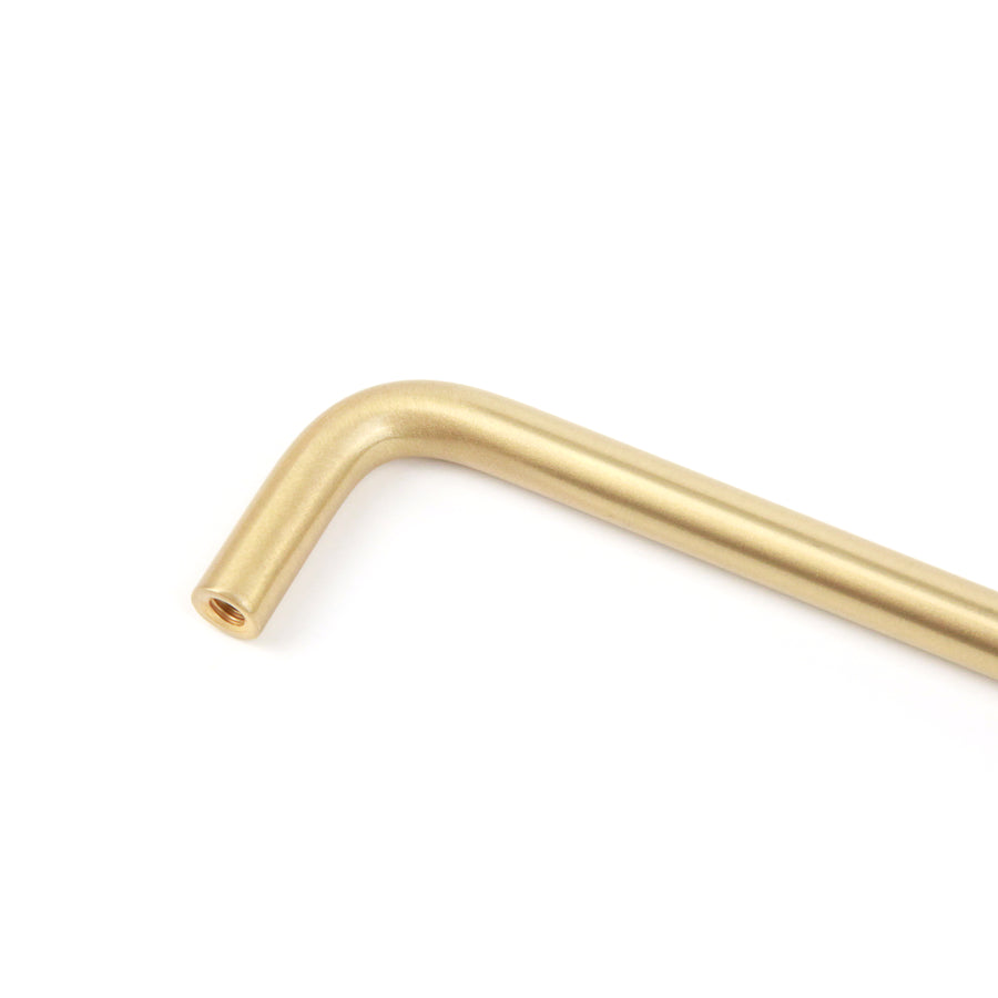 Huxley Brass Cabinetry Handle - Little Swagger