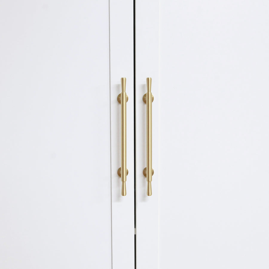 Neve Brass Cabinetry Handle - Little Swagger