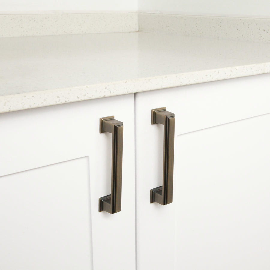 Florence Brass Cabinetry Handle - Little Swagger