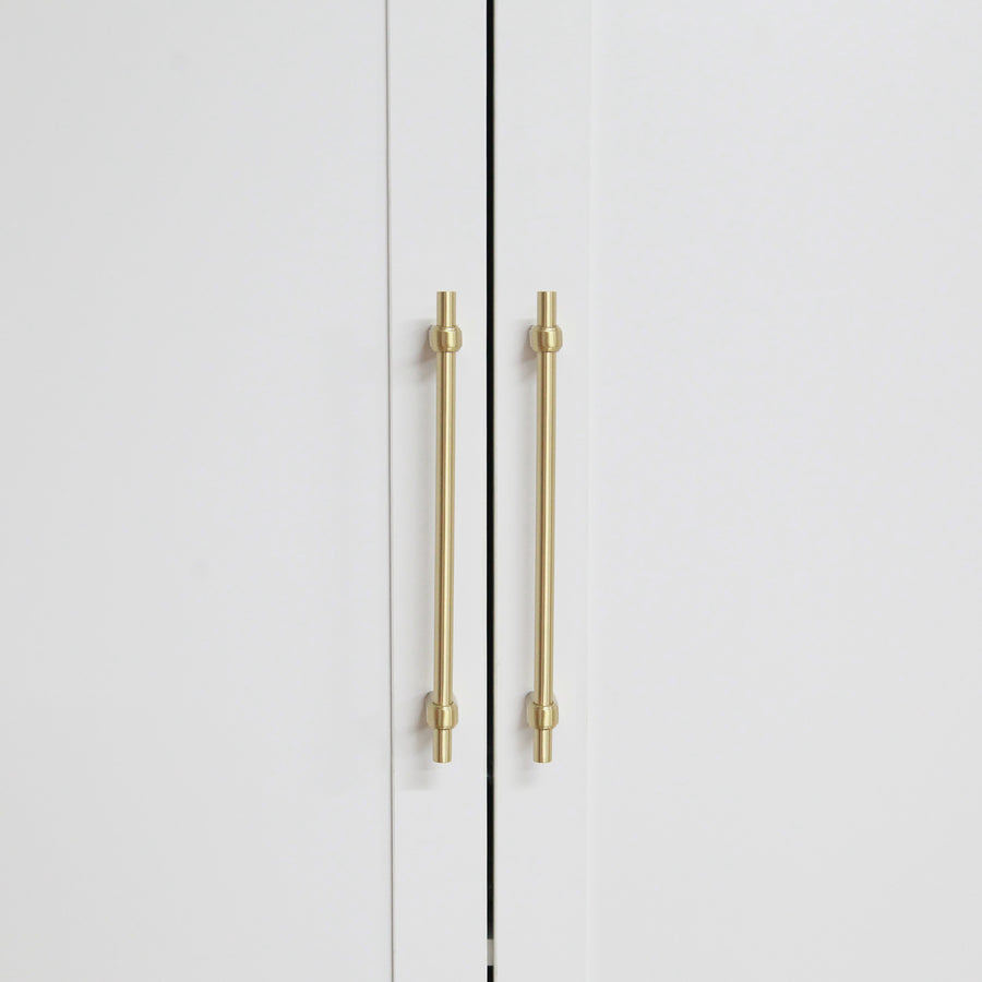 Quinn Brass Cabinetry Handle - Little Swagger