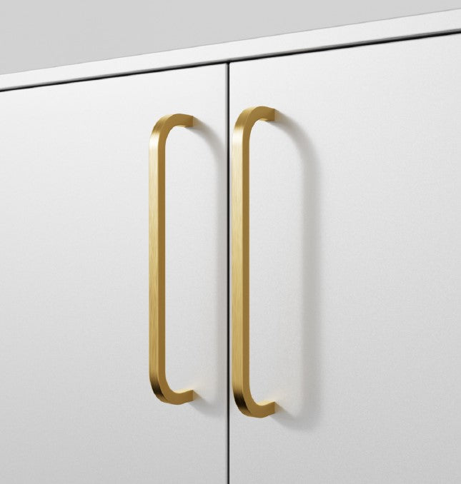 Atticus Brass Cabinetry Handle - Little Swagger – Little Swagger Australia
