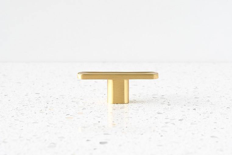 Brass Cabinetry T-Handle - Hilary - Little Swagger Australia