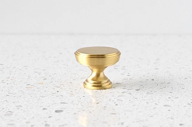 Brass Cabinetry Knob - Quinn - Little Swagger Australia