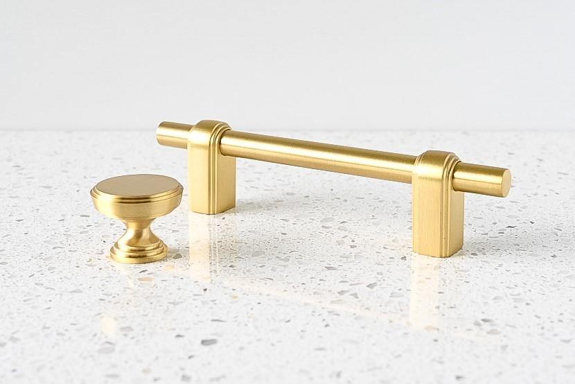 Brass Cabinetry Knob - Quinn - Little Swagger Australia