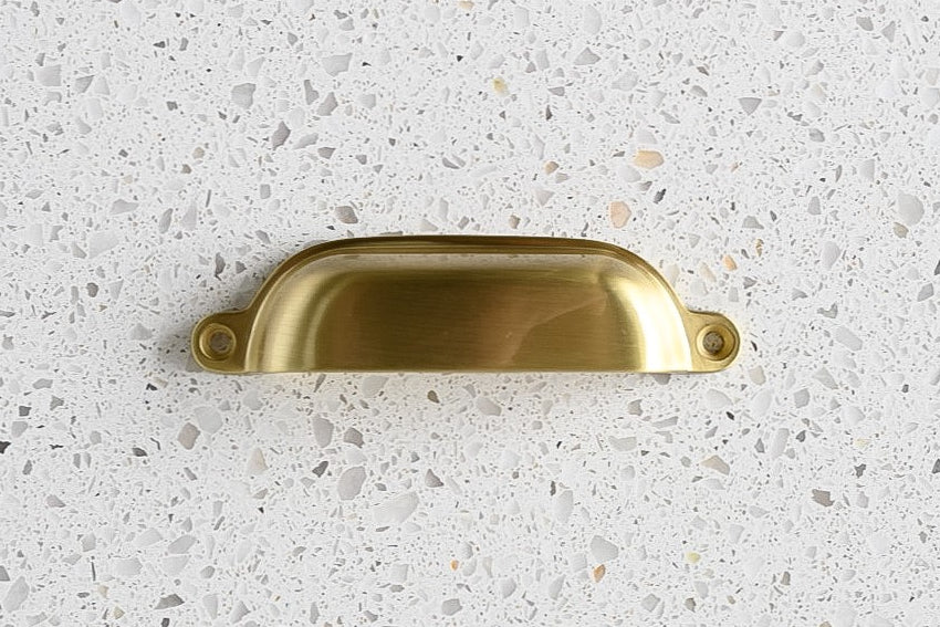 Harrison Brass Cabinetry Cup Handle - Little Swagger