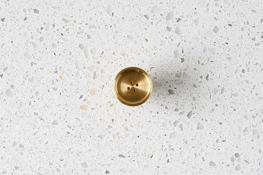 Brass Cabinetry Knob - Angus Button - Little Swagger Australia
