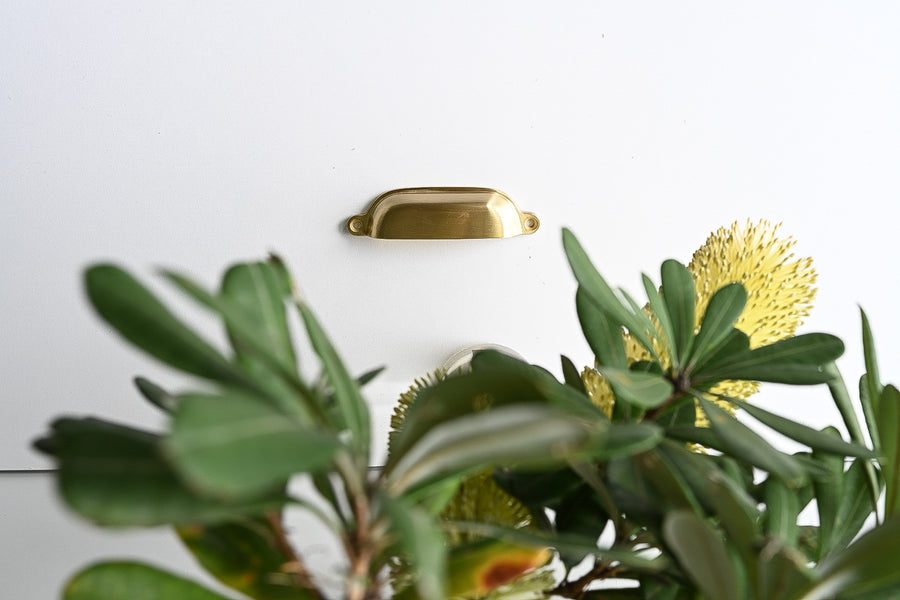 Harrison Brass Cabinetry Cup Handle - Little Swagger